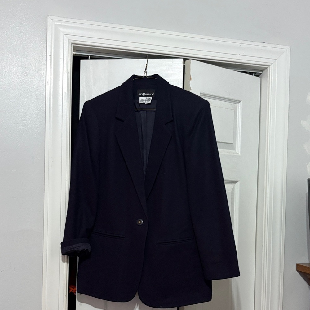 Sag Harbor Navy Women's Blazer